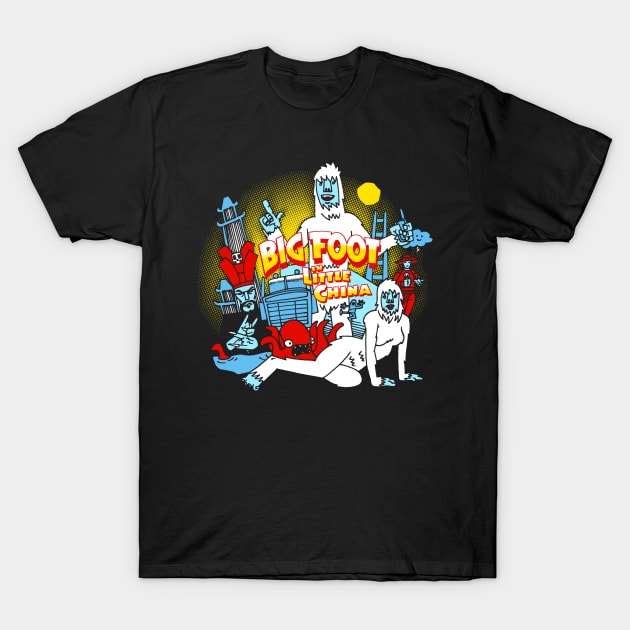 Bigfoot in little China T-Shirt by GiMETZCO!